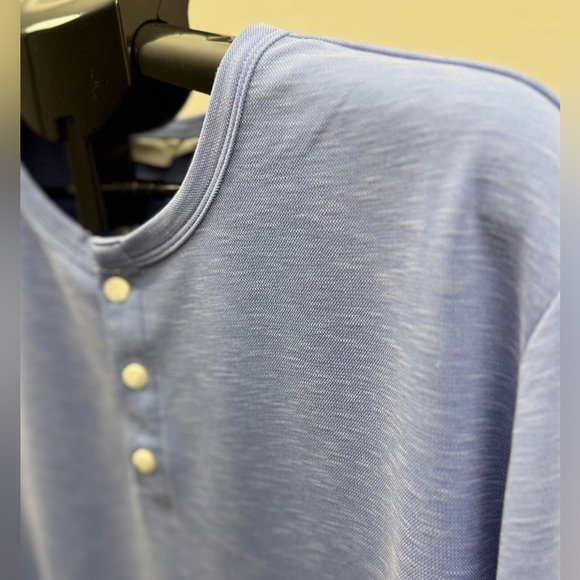 Onia Men’s Long Sleeve Henley Shirt – Size L - Picture 4 of 6